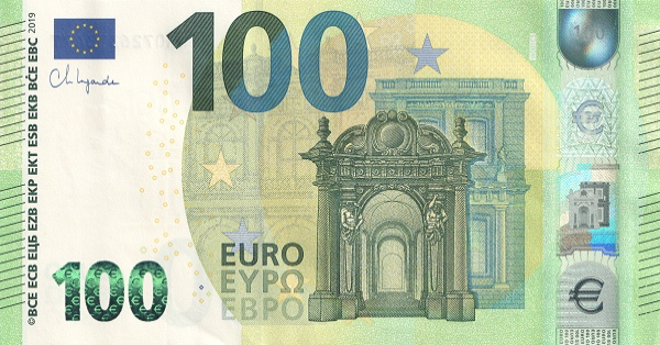 (051) European Union P30WA - 100 Euro (2019-Lagarde)